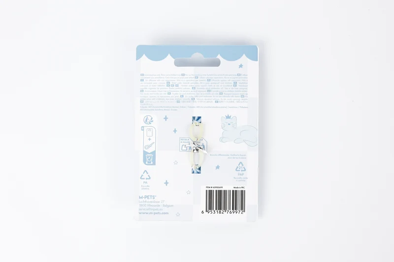 GLAM Hair Accessories for pets rubber band with pearl - Blue