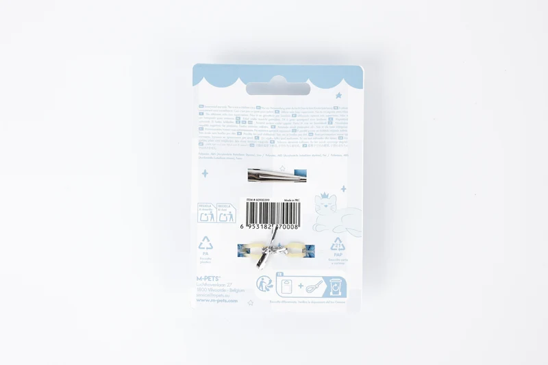 GLAM Hair Accessories for pets clip & rubber band - Blue