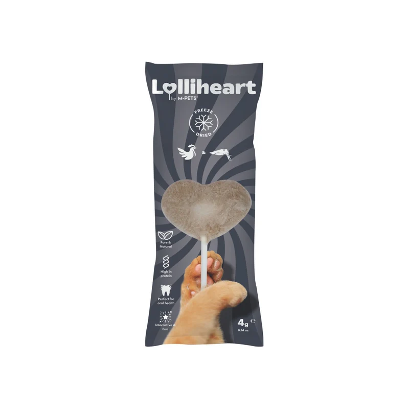Lolliheart Cat treat Chicken & Cuttle Fish Display