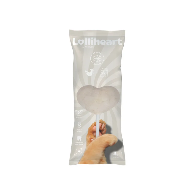 Lolliheart Cat treat Chicken & Milk Display