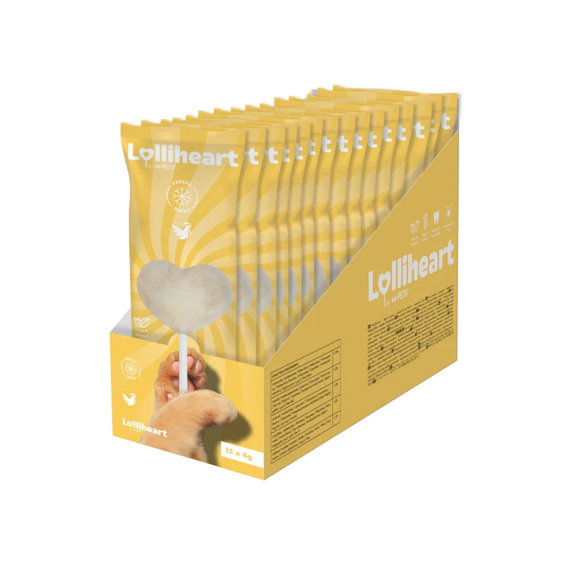 Lolliheart Cat treat Chicken Display