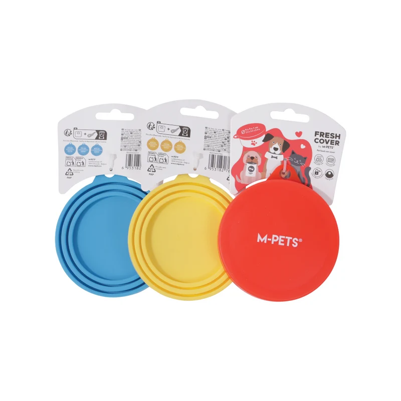 FRESH COVER Pet food can cover Yellow