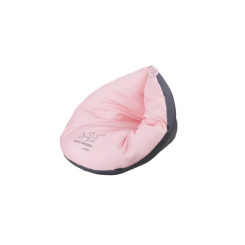 SWEET DREAMS triangle cushion pink&grey
