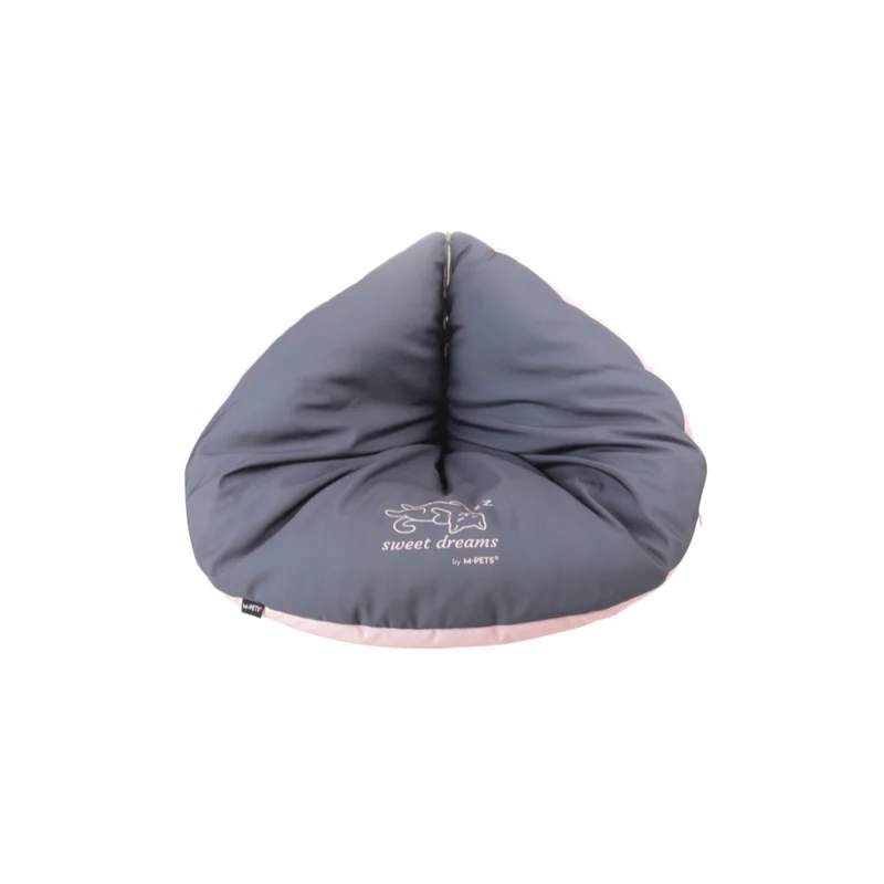 SWEET DREAMS triangle cushion pink&grey
