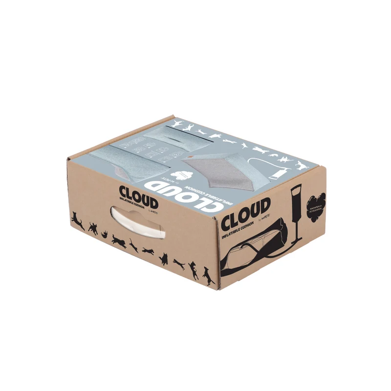CLOUD Inflatable cushion Blue Fog
