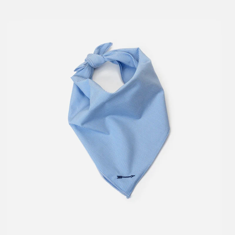 Bandana azul rayas