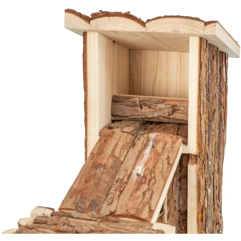 Trixie Tjorven Bark Wood Playground For Small Pets 32x19x29cm