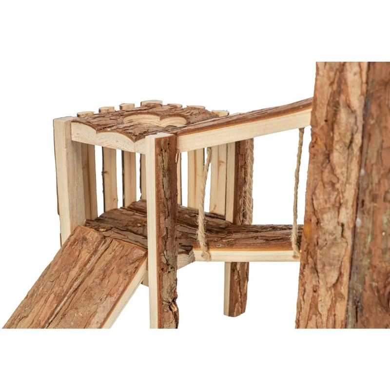 Trixie Tjorven Bark Wood Playground For Small Pets 32x19x29cm