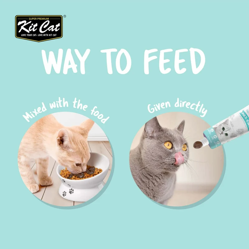 Kit Cat Daily Nutritional Supplement Gel Hairball for Cats & Kittens 120G