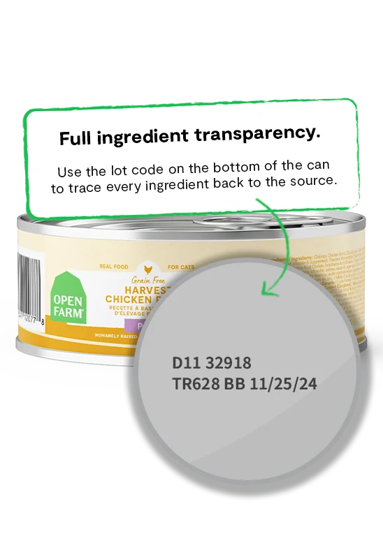 Open Farm Harvest Chicken Pate Wet Cat Food - 80G