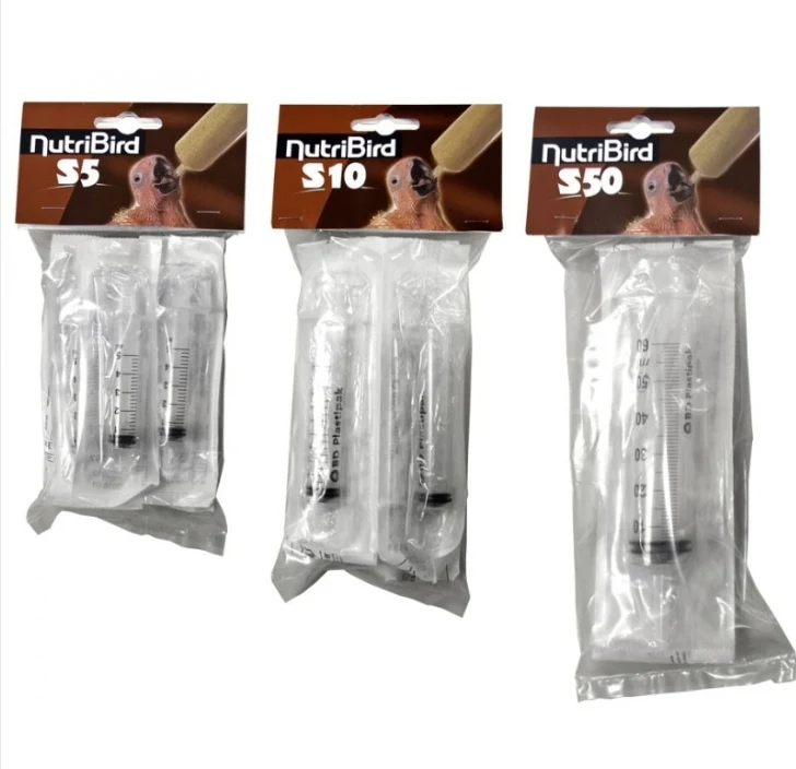 Nutribird S10 (4 uds) 10 ml Jeringas para Cría Manual