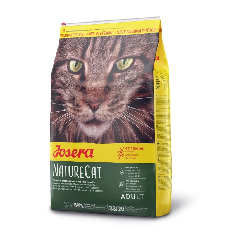 Josera NatureCat Ave de Corral y Salmón Pienso Sin Cereales para Gatos