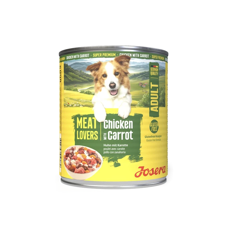 Josera Meat Lovers Menú Pollo con Zanahoria Comida Húmeda para Perros