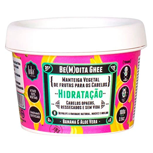 Lola Cosmetics Be(M)dita Ghee Mask Hidrataçao Banana E Aloe Vera 100g