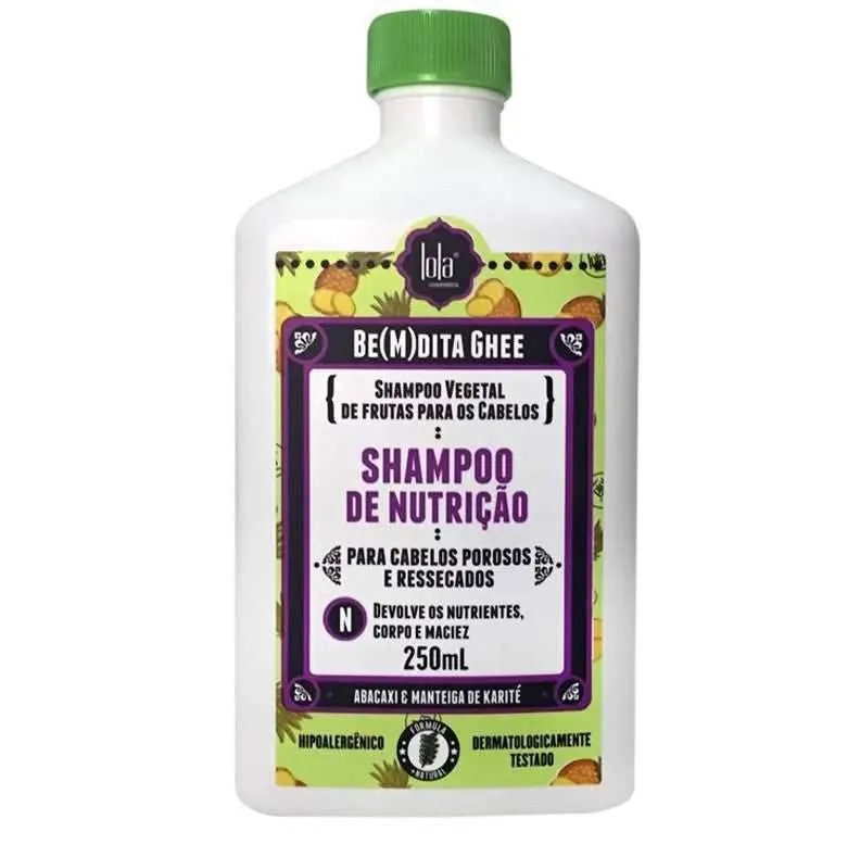 Lola Cosmetics Be(M)Dita Ghee Shampoo Nutrição Abacaxi E Manteiga De Bacuri 250ml