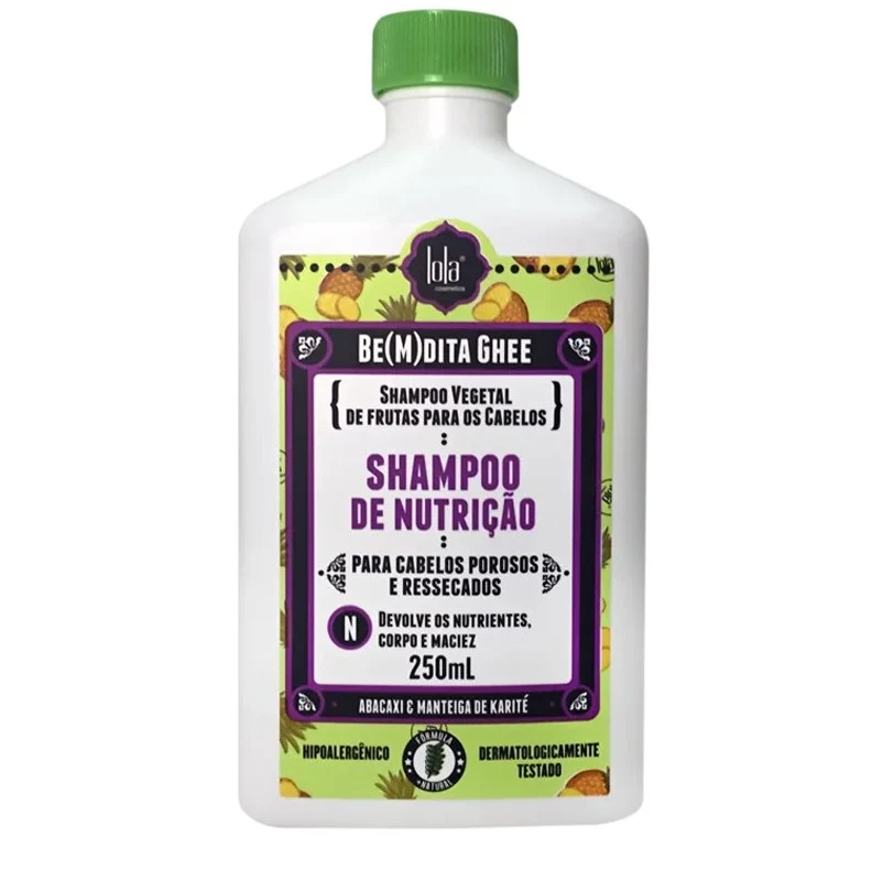 Lola Cosmetics Be(M)Dita Ghee Shampoo Nutrição Abacaxi E Manteiga De Bacuri 250ml