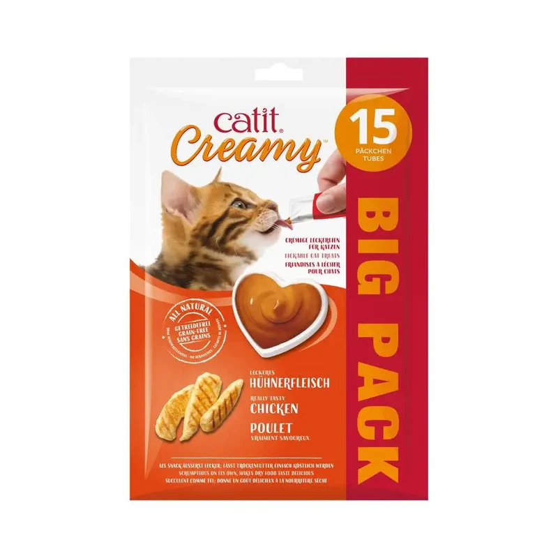 Catit Creamy Snack Surtido Pack 15X10 g