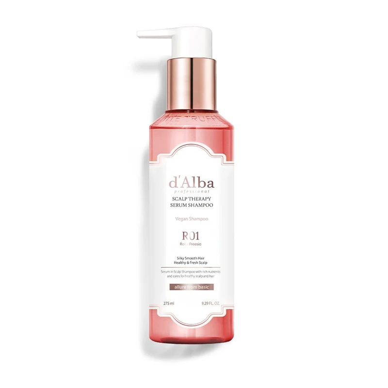d'Alba Professional Repairing Scalp Therapy Serum Shampoo Rose Freesia 275ml