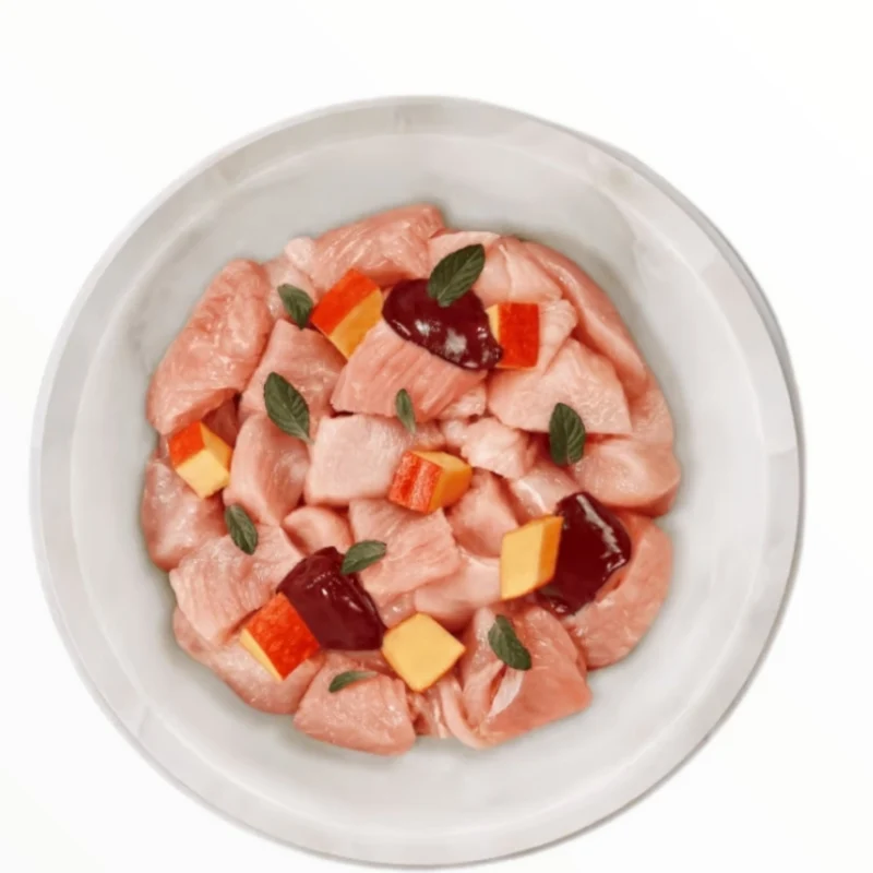 Terra Felis Pollo y Pavo 80g para Gatos — Dos Proteínas Alimento Completo