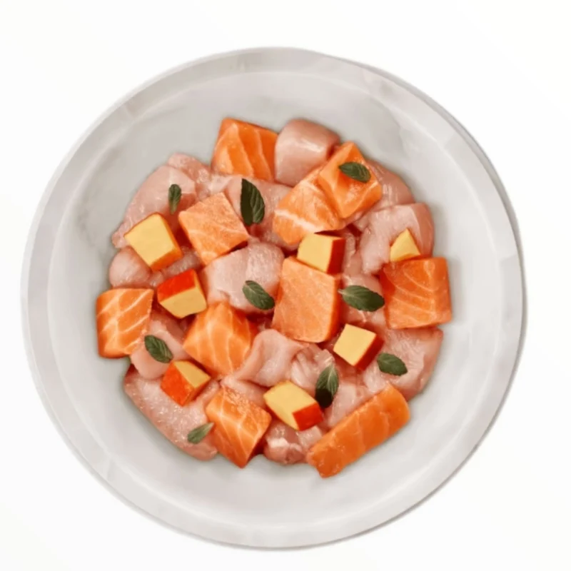 Terra Felis Salmón y Pollo 80g para Gatos — Dos Proteínas Alimento Completo