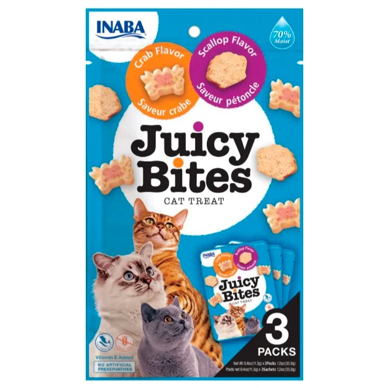 CHURU Cat Juicy Bites Vieira y Cangrejo