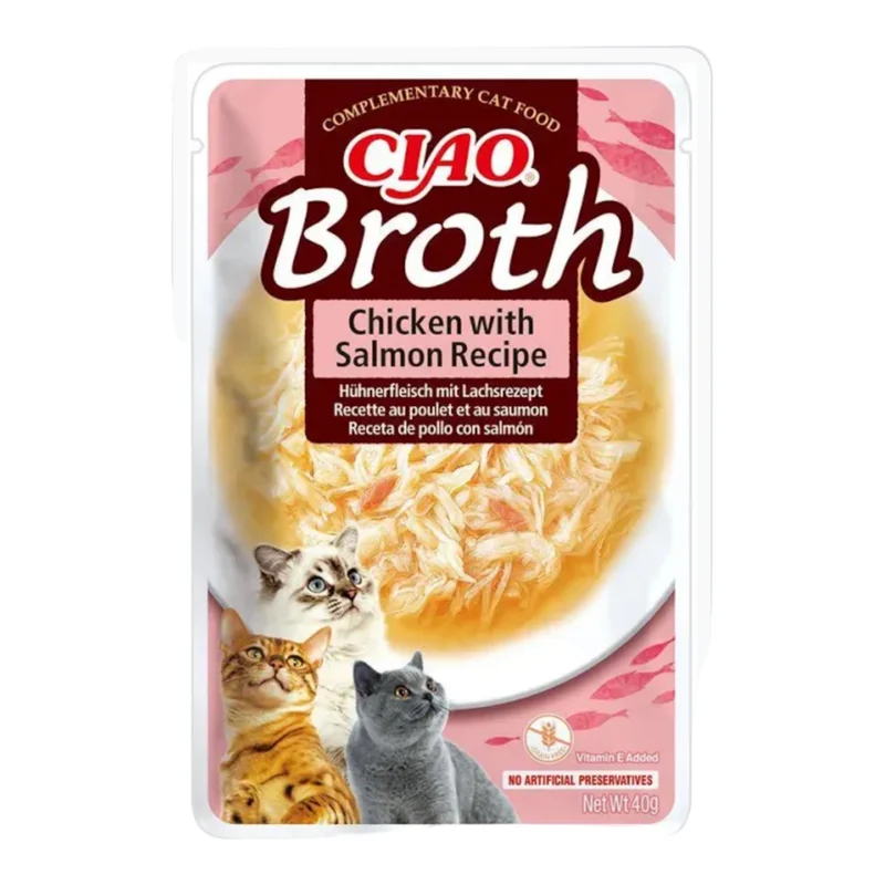 Broth Caldo de Pollo y Salmón para Gatos