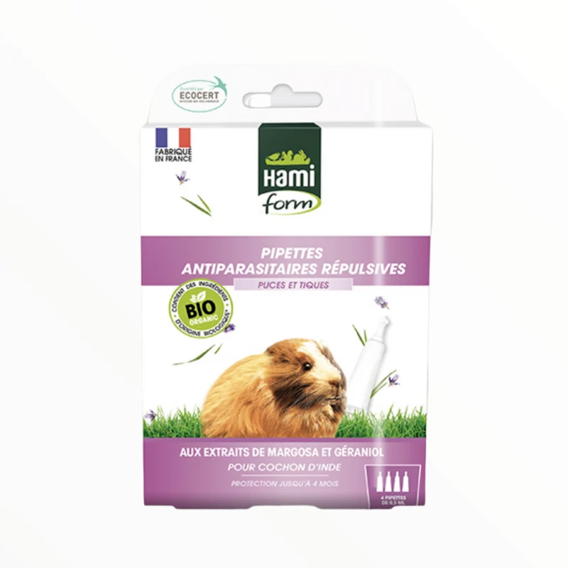 Hami Form Pipetas Bio para Cobayas — Antiparasitarias Naturales 4x0,3ml