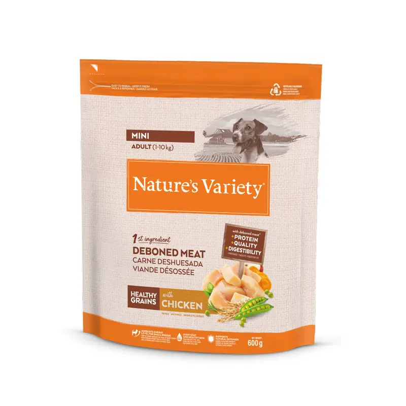 Nature'S Variety Pienso Para Perros, Mini Adulto, Con Pollo, Natural, 600 gr