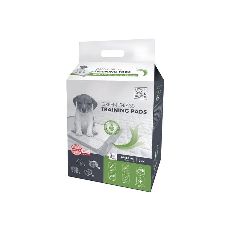 Green Grass Training Pads 90 x 60 cm - 30 pcs