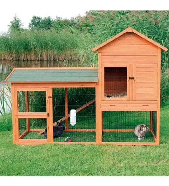 Trixie Natura Hutch with Large Enclosure for Small Pets 199x146x93cm
