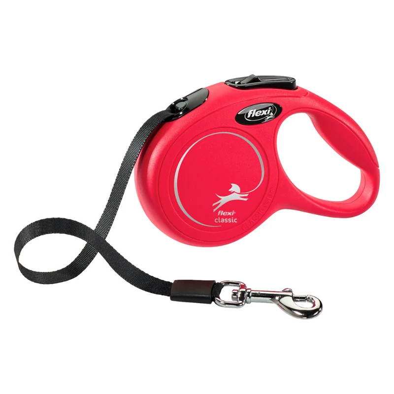 Flexi New Classic Retractable Tape Leash for Dogs