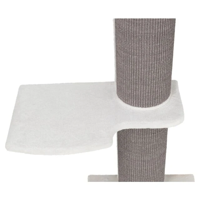 Trixie Acadia Cats Scratching Post Grey & White 46x37x160cm