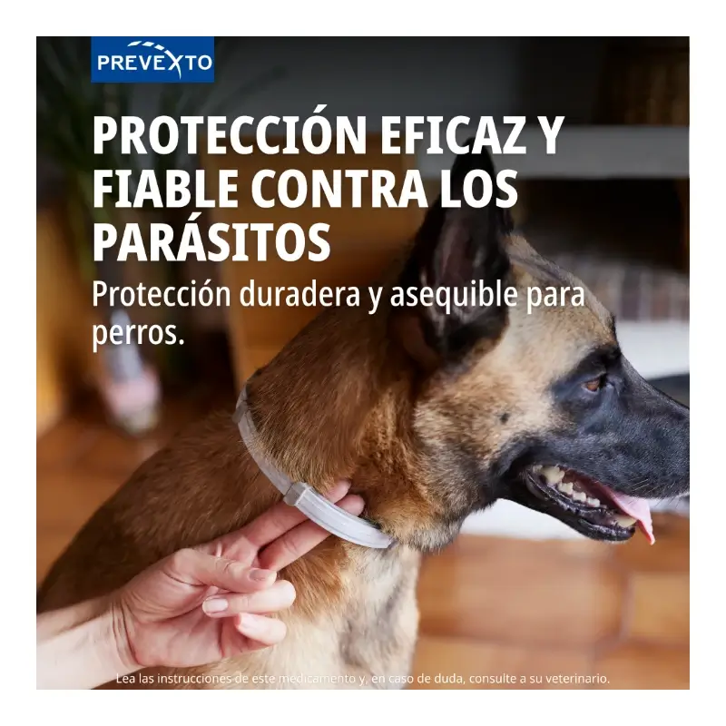Prevexto collar antiparasitario para perros hasta 8kg, 38cm