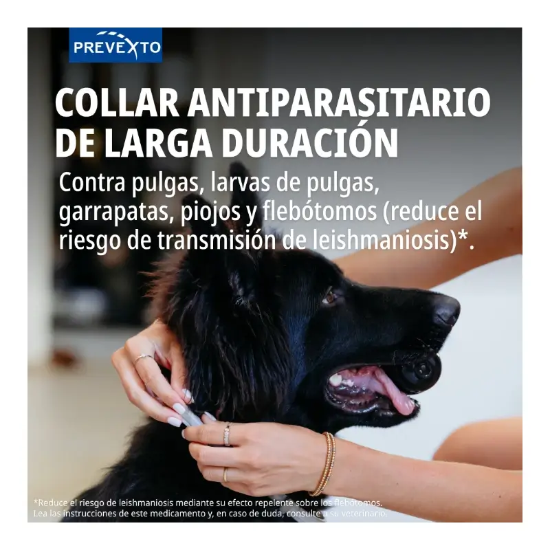 Prevexto collar antiparasitario para perros hasta 8kg, 38cm