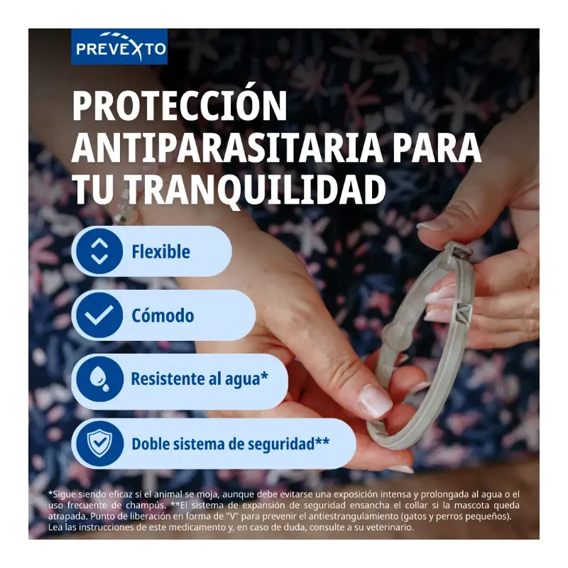Prevexto collar antiparasitario para gatos, 38cm