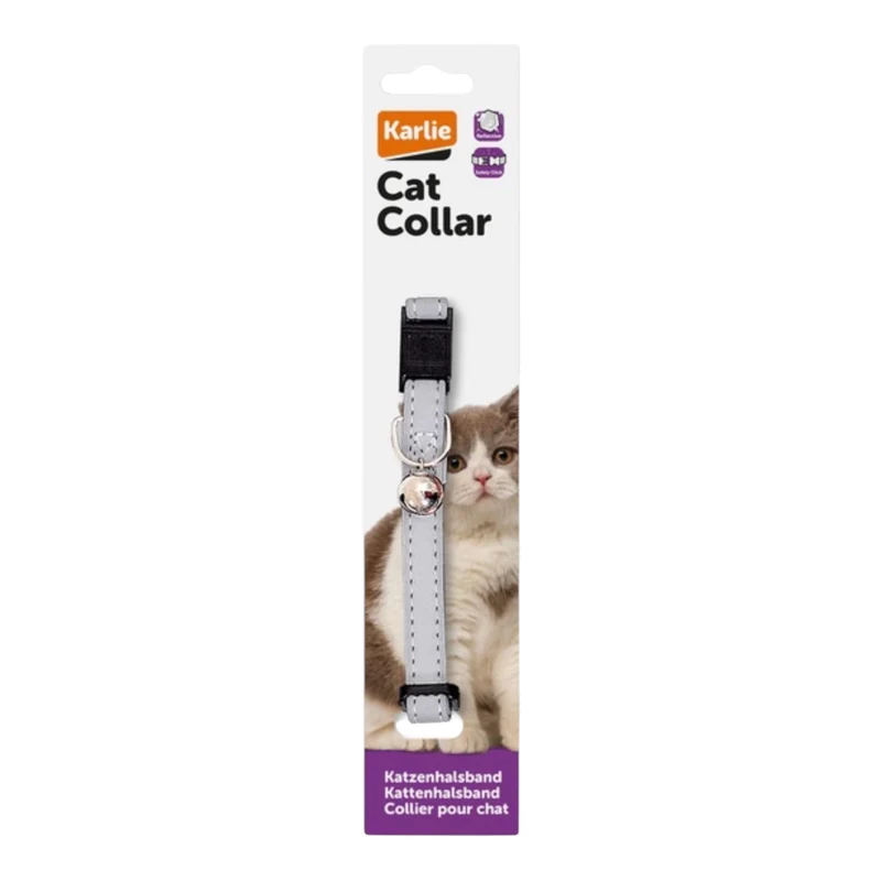 Karlie Collar Super Reflectante para Gatos — Mejor Visibilidad en la Oscuridad
