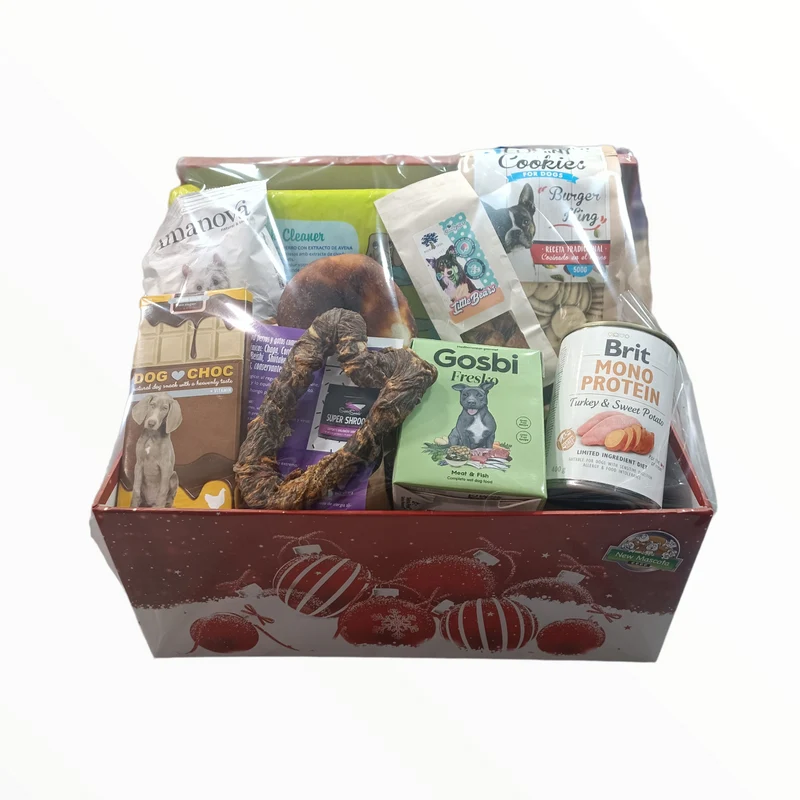 Caja Regalo Sorpresa para Perros — 40 €, montada a mano en tienda