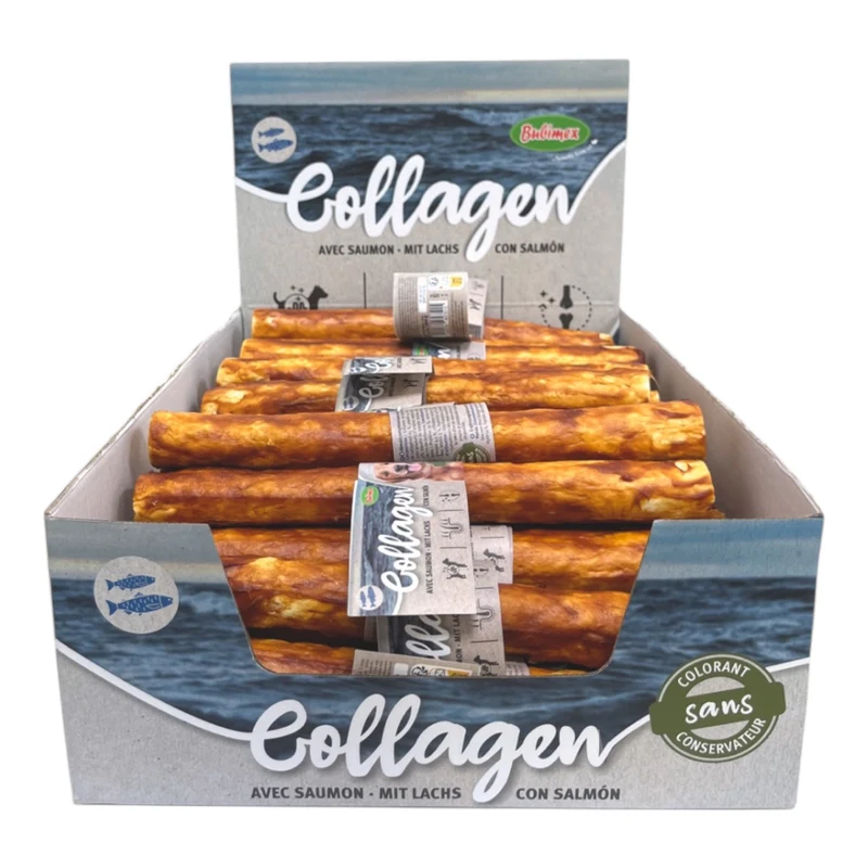 Bubimex Stick Colágeno Salmón XL para Perros — Snack Natural