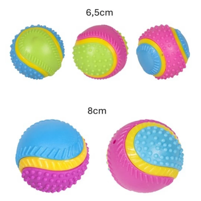 Pelota Sensorial Five Senses Flamingo para Perros — Estimulación Total