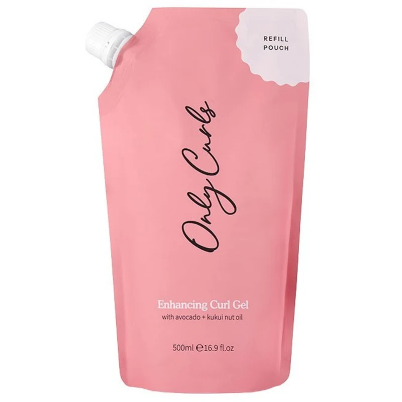 Only Curls Enhancing Curl Gel 500ml Refill Pouch