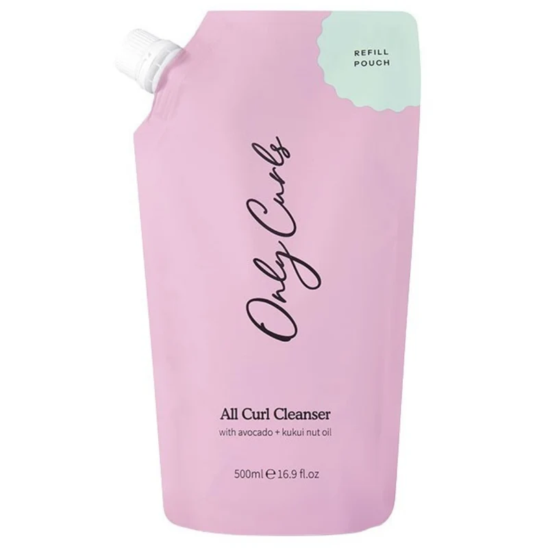Only Curls All Curl Cleanser 500ml Refill Pouch