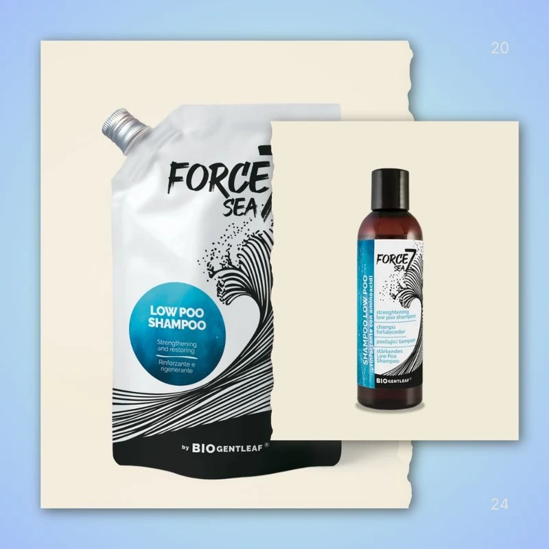 Bio Gentleaf Force 7 Sea Strenghtening Low Poo Shampoo 200ml