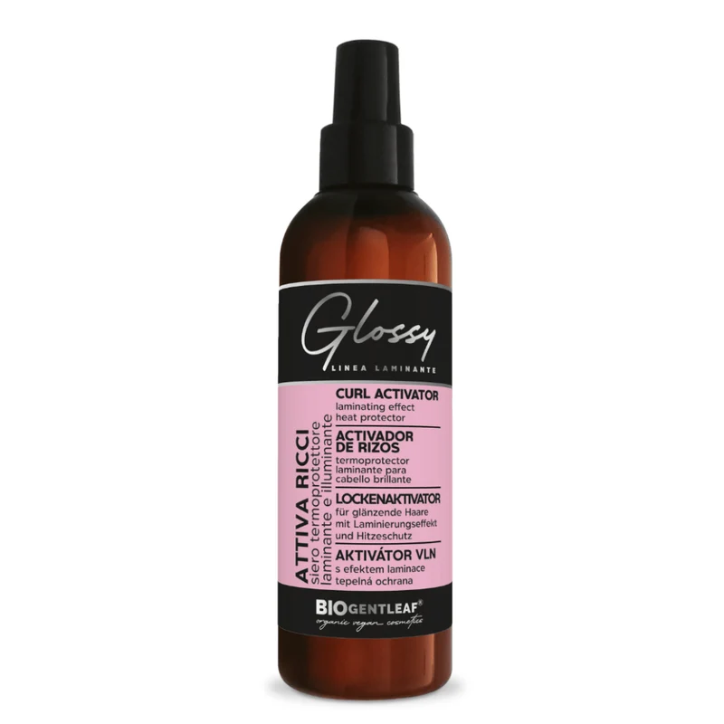 Bio Gentleaf Activador De Rizos Glossy Laminante Para Cabello Brillante 200ml
