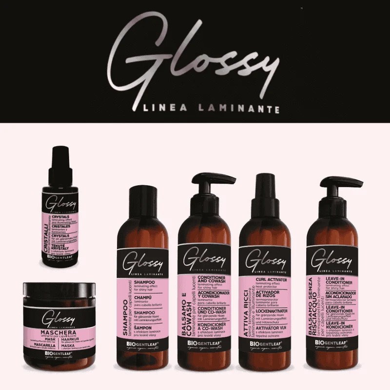 Bio Gentleaf Activador De Rizos Glossy Laminante Para Cabello Brillante 200ml