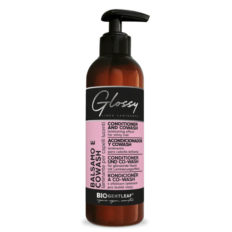 Bio Gentleaf Acondicionador y Cowash Glossy Laminante Para Cabello Brillante 200ml