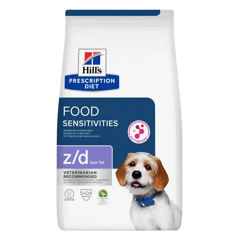 Hill'S Z/D Low Fat Soja Pienso para Perros con Hipersensibilidad Alimentaria