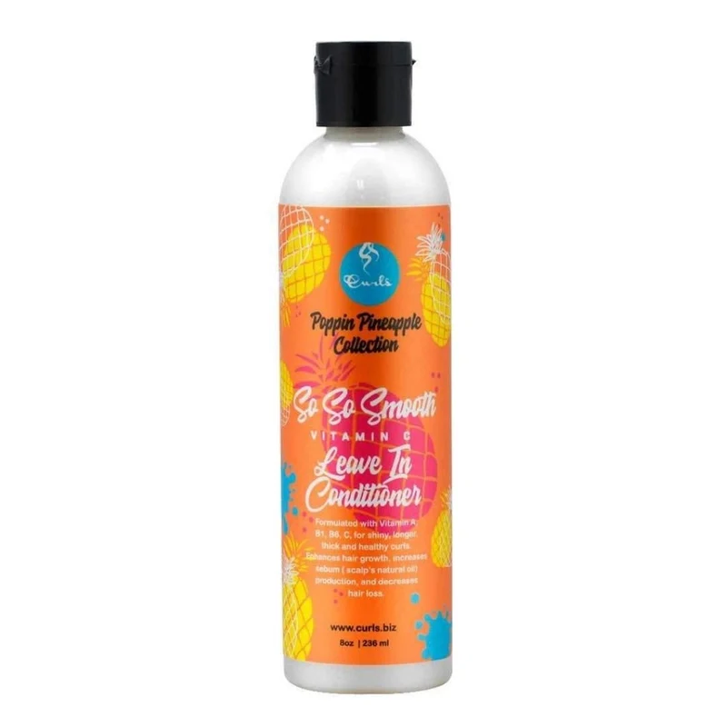 Curls Poppin Pineapple So So Smooth Vitamin C Leave-In Conditioner 236ml