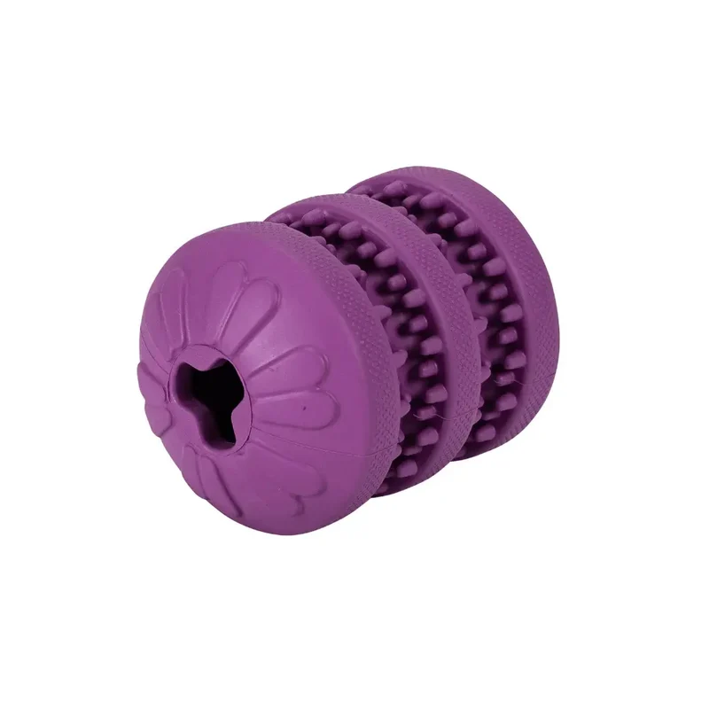 Juguete Perro Goma Snack Roller Violeta 8x6x6 cm