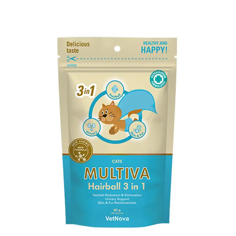 Multiva Hairball 3In1, 30 chews