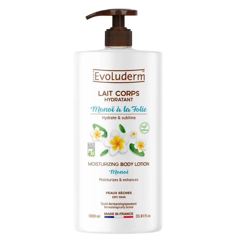 Evoluderm Loción Corporal Monoi, 1000 ml